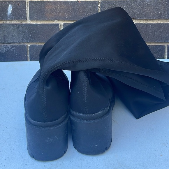 Black Over-the-Knee Boots - Picture 3 of 3